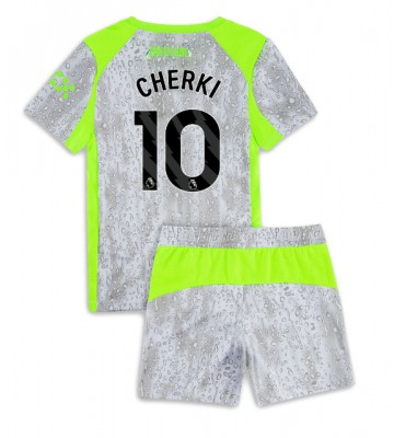 Manchester City Rayan Cherki #10 Terza Maglia Bambino 2025-26 Manica Corta (+ Pantaloni corti)